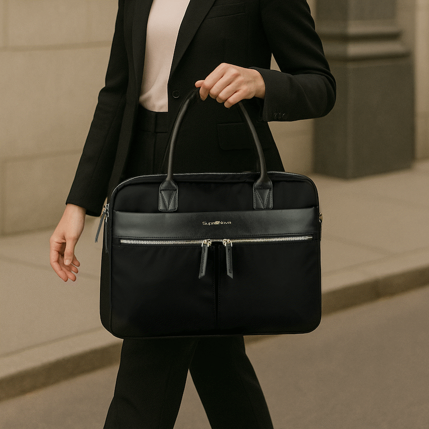 SupaNova Sienna 14.1' Ladies Laptop Bag - Black - Image 8