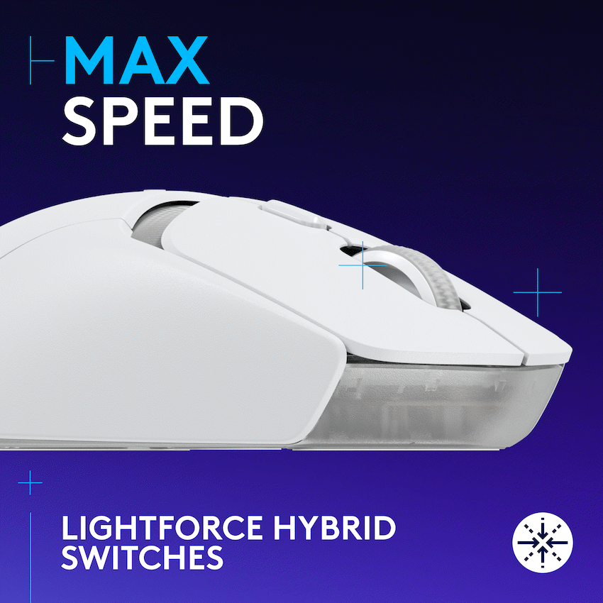 Logitech(R) G309 Lightspeed Wireless Mouse - White - Image 8