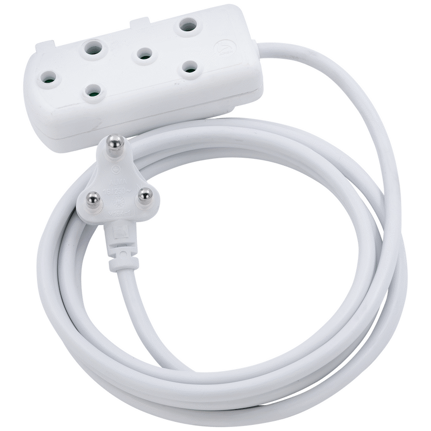 Switched Heavy Duty Side by Side (SBS) Extension Leads 5m - WT - Image 8