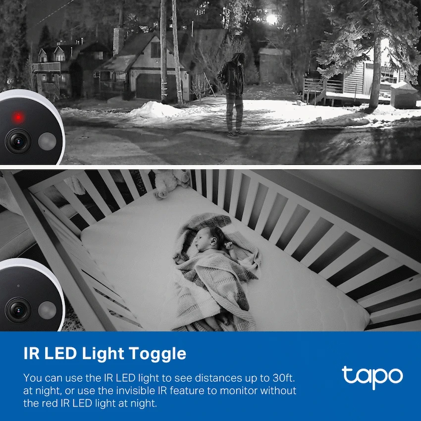 TP-Link Tapo Indoor/Outdoor Home Security Wi-Fi Camera - Image 8