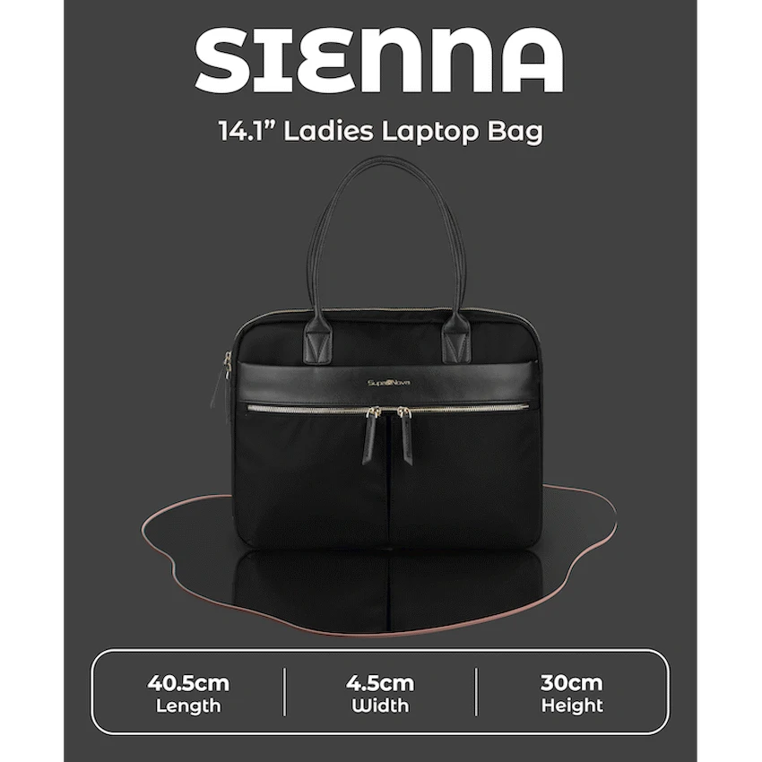 SupaNova Sienna 14.1' Ladies Laptop Bag - Black - Image 8