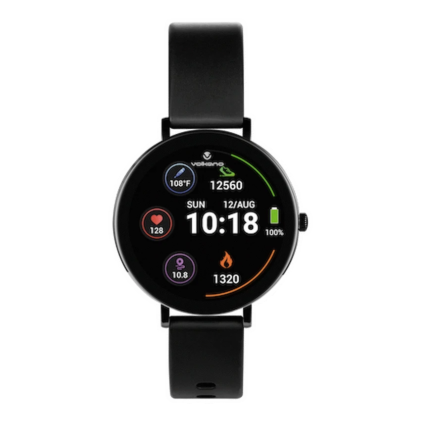 Volkano Aurora Series Ladies Smart Watch - Black - Image 8