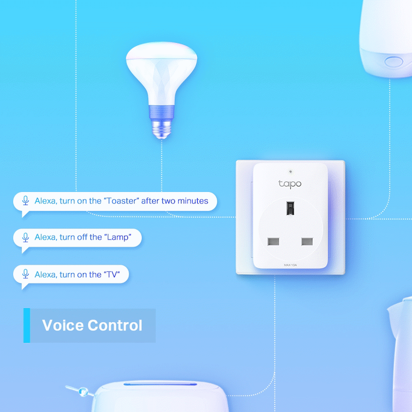TP-Link Tapo P110 13A 2 Pin Shuco Smart Wi-Fi Plug, Power Monitoring - Image 8