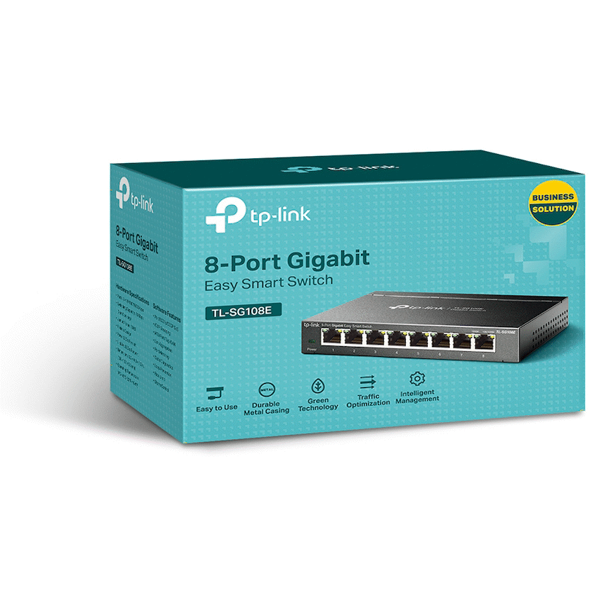 TP-Link TL-SG108E 8-Port Gigabit Easy Smart Switch - Image 8