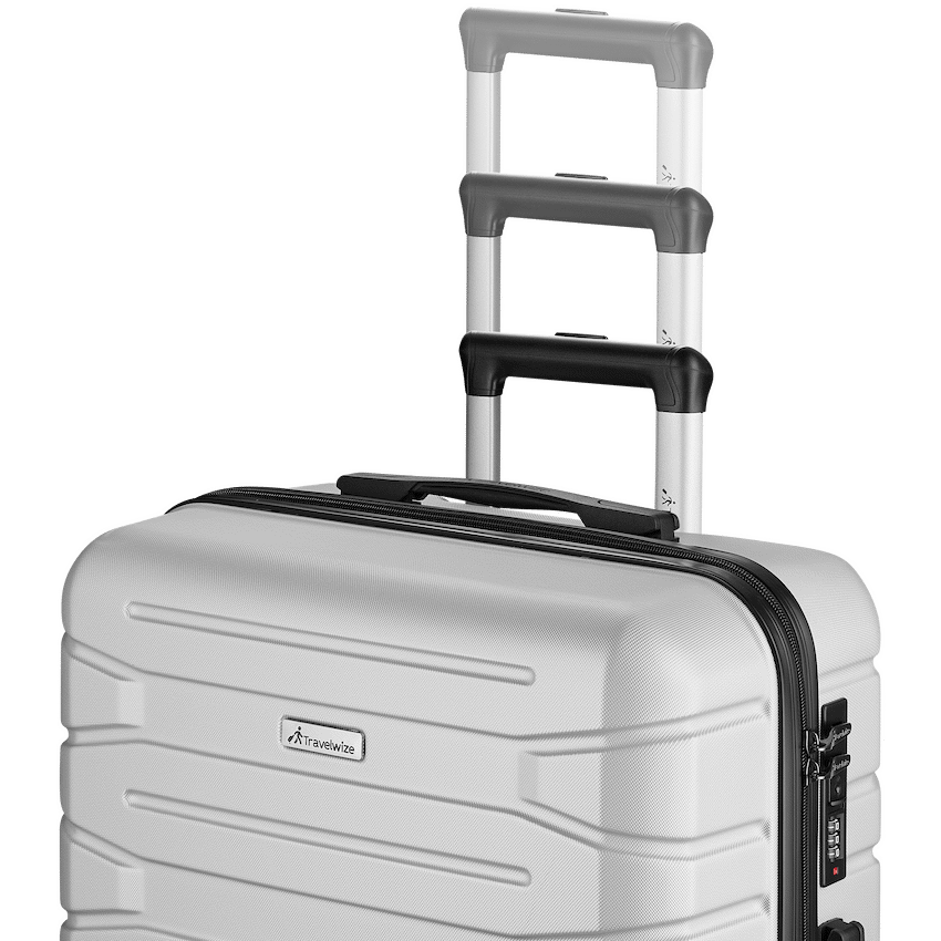 Travelwize Cabana ABS 4-Wheel Spinner 75cm Luggage - Platinum - Image 8