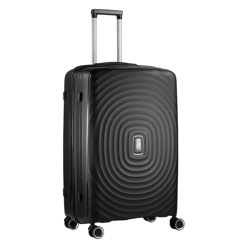 Travelwize Ripple PP 4-Wheel Spinner 55cm Luggage - Black - Image 9