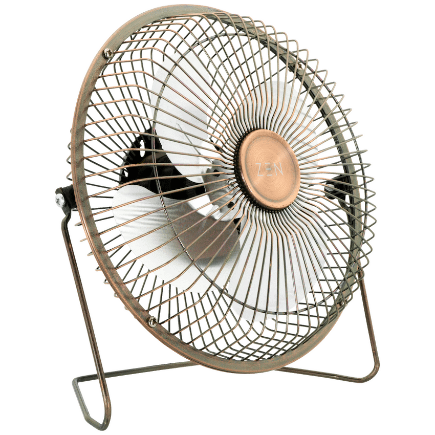 Zen Cool Series 6in Desk Fan - Copper - Image 9