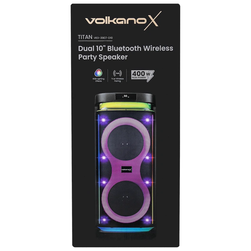 Volkano X Titan Series Dual 10" Party Speaker - Image 9