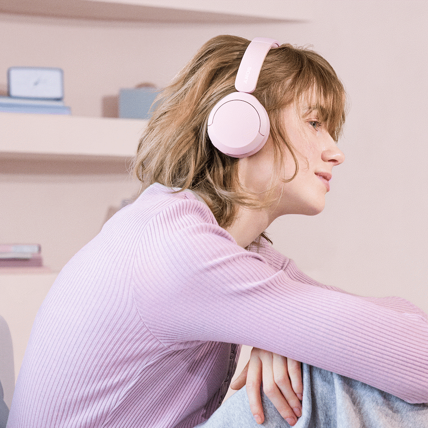 Sony WH-CH520 (Pink) Bluetooth On-Ear Headphones - Image 9