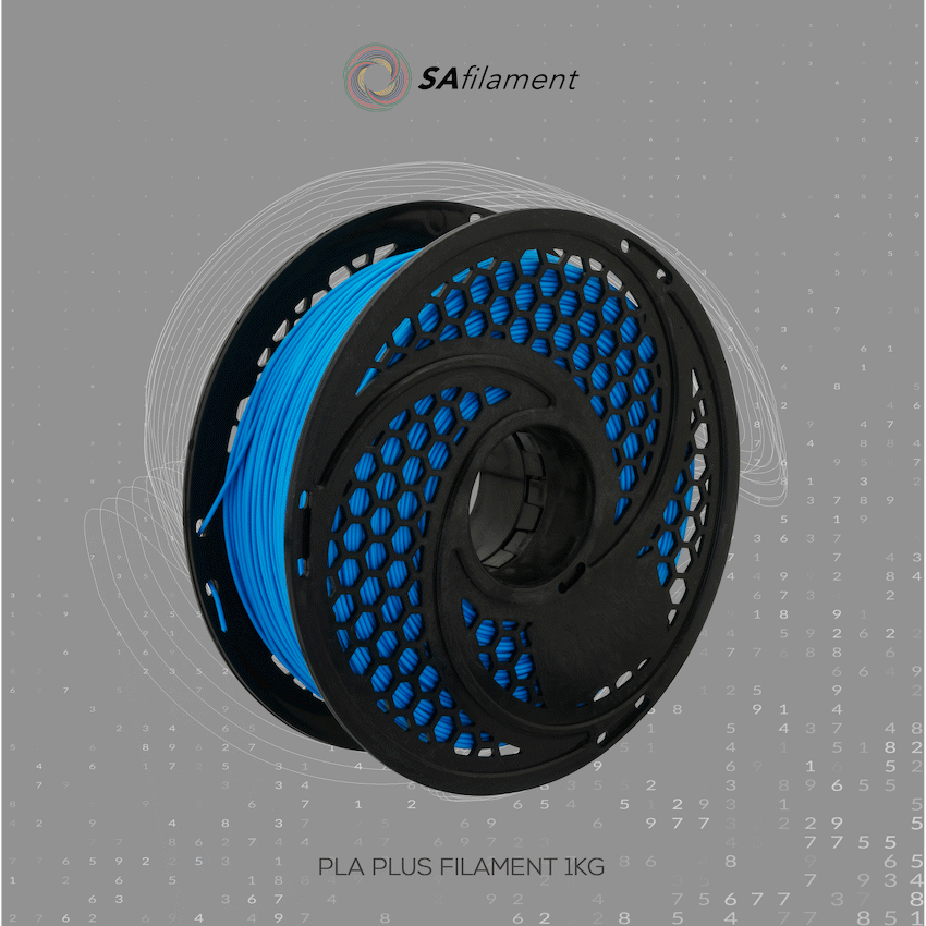 SA Filament Silk PLA Plus Filament 1kg - Sky Blue - Image 9