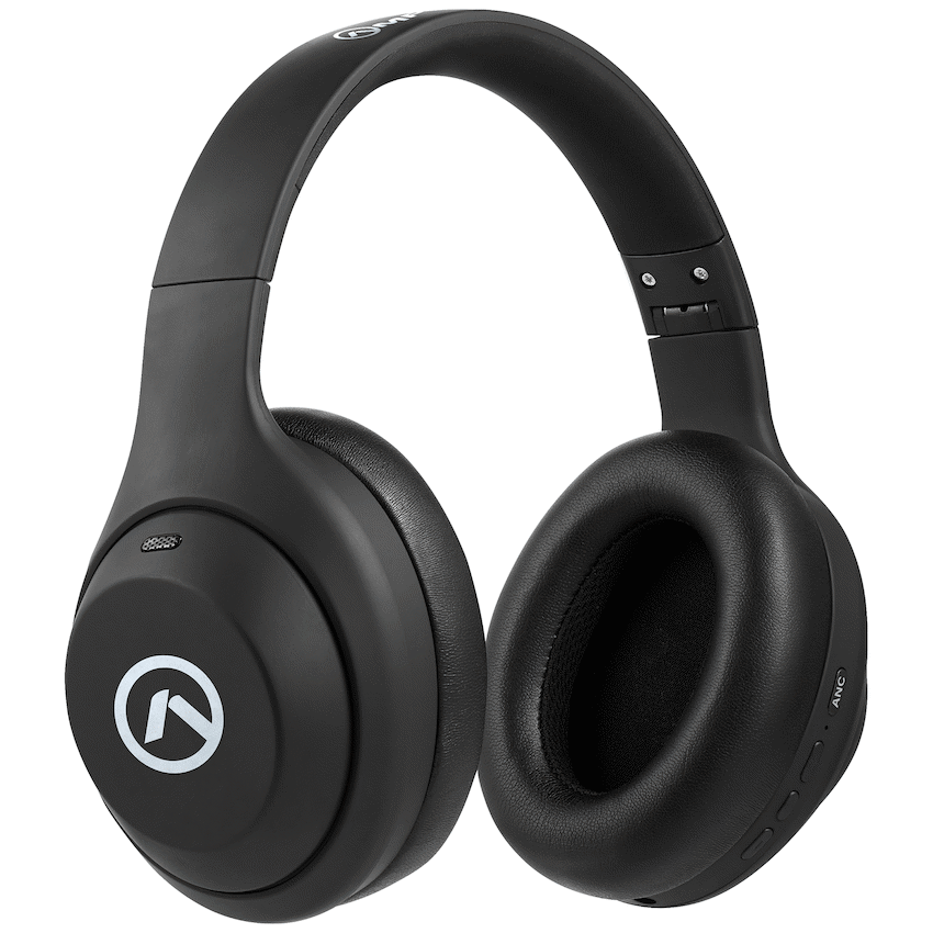 Amplify Quietude Bluetooth Headphones with Active Noise Cancelling - Black - Image 9