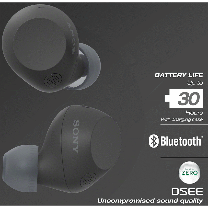 Sony WF-C710N True Wireless Earbuds (Black) - Image 9