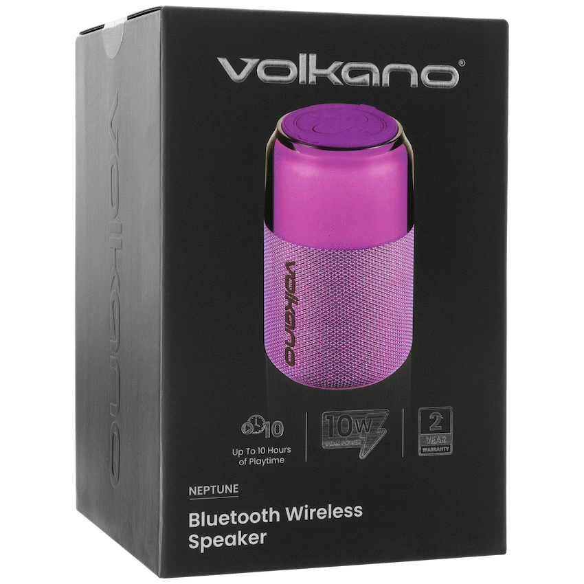 Volkano Neptune Bluetooth Wireless Speaker - Purple - Image 9