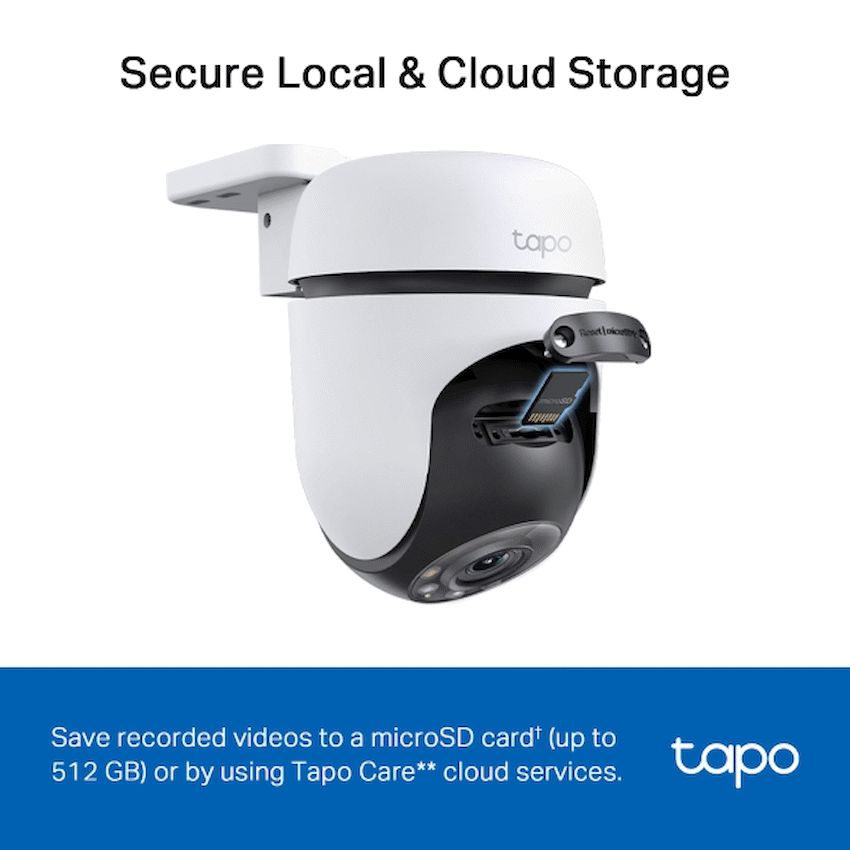TP-Link Tapo C510W 2K Outdoor Pan/Tilt Security WiFi Camera - Image 9