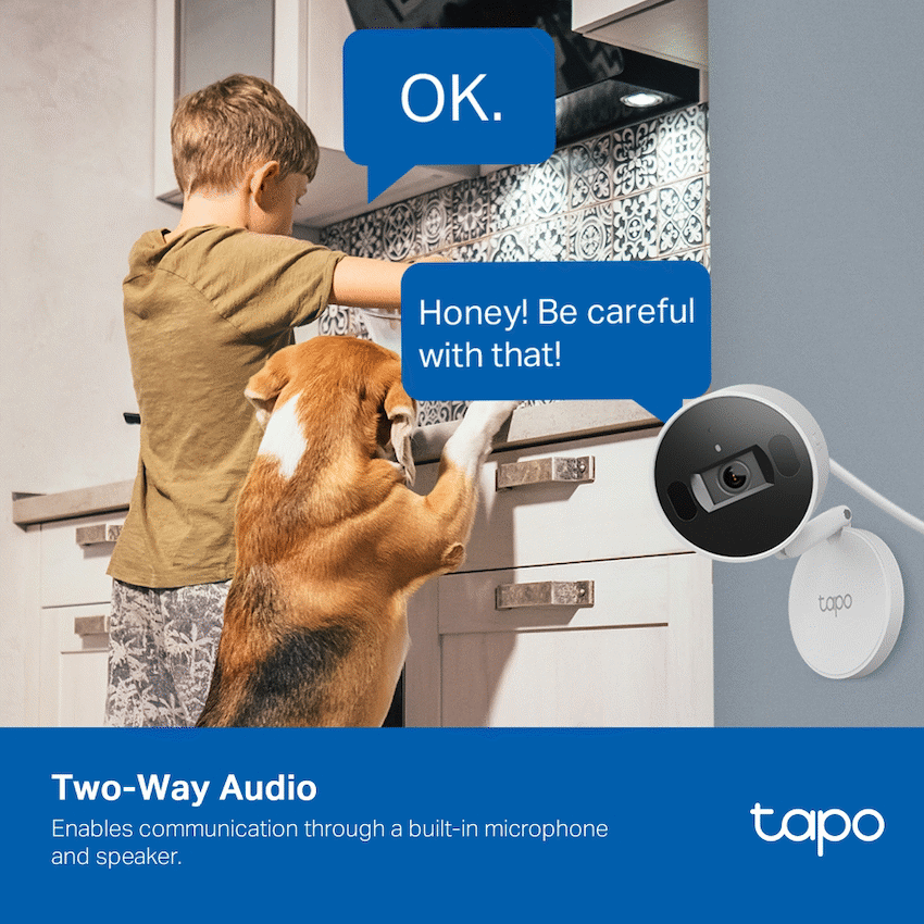 TP-Link Tapo C125 4MP 2K QHD Ai Home Security WiFi Camera - Image 9