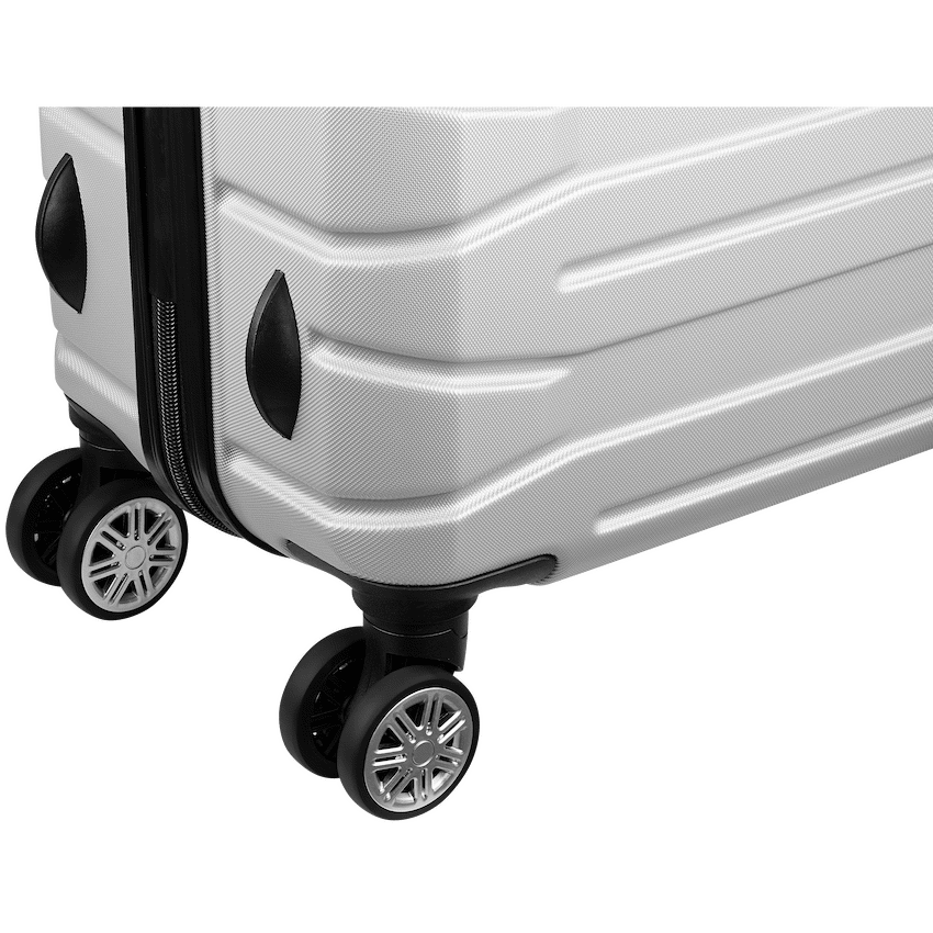 Travelwize Cabana ABS 4-Wheel Spinner 75cm Luggage - Platinum - Image 9