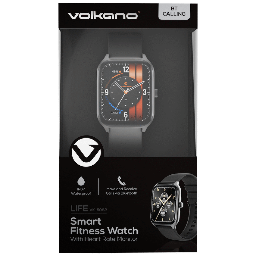Volkano Life Series Smart Watches - Black - Image 9