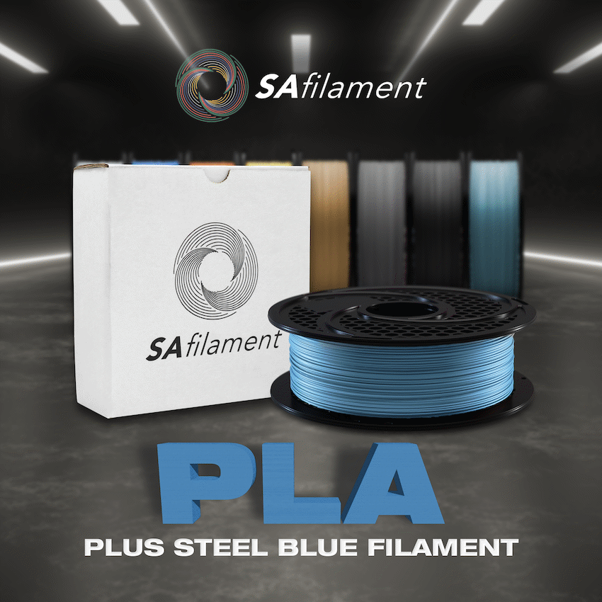 SA Filament Silk PLA Plus Filament 1kg - Steel Blue - Image 9