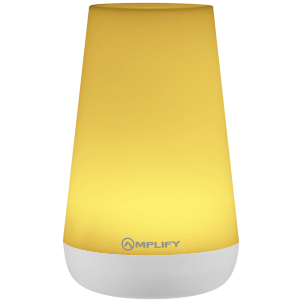 Amplify Glow Series LED Desk Lamp with 3 Lighting Modes - White