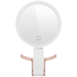 ZEN JestSet Series Portable Handheld LED Mirror - White