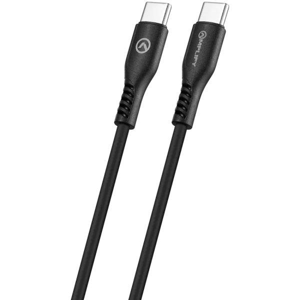 Amplify CoreCharge 1.2m USB-C to USB-C Cable - Black
