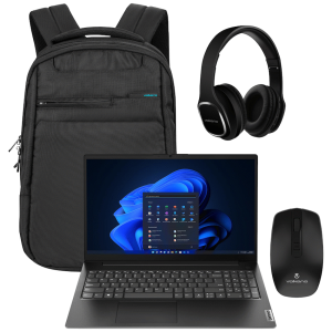 Lenovo Laptop 82YU010NSA - V15 AMD Ryzen 3 8/256 Bag+Mouse+Headphone