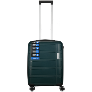 Travelwize Tourer PP 55cm 4-wheel Spinner Luggage Petrol