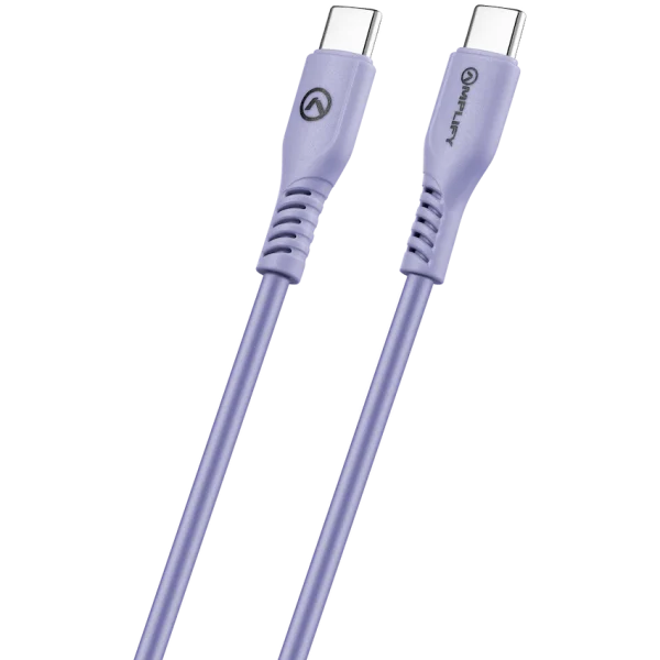 Amplify CoreCharge 1.2m USB-C to USB-C Cable - Lavender