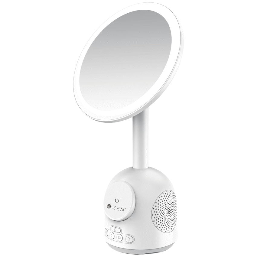 ZEN Unify Series Wireless Phone Charger with Bluetooth Speaker - White - Image 2