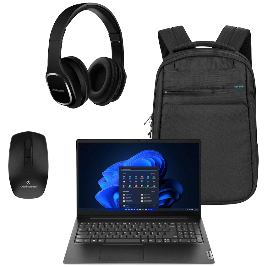 Lenovo Laptop 82YU010NSA - V15 AMD Ryzen 3 8/256 Bag+Mouse+Headphone - Image 2