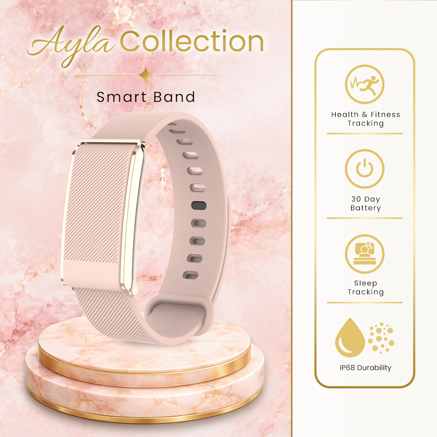 Volkano Ayla Collection Smart Band - Gold - Image 3