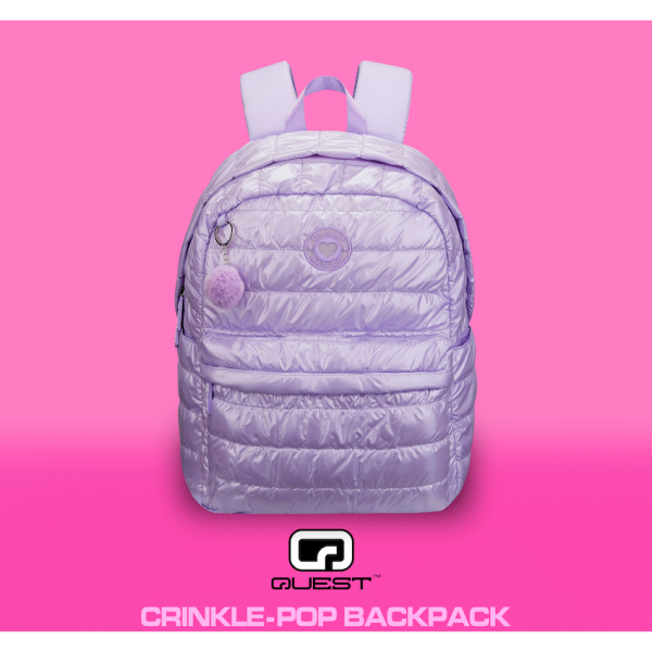 Quest Crinkle-Pop Backpack Lilac