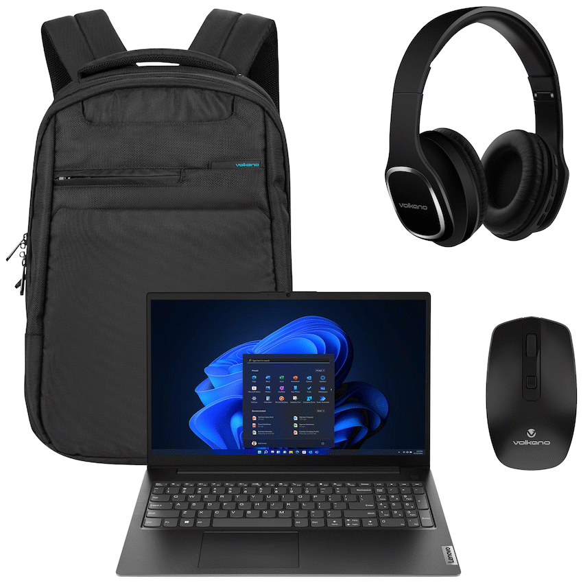 Lenovo Laptop 82YU010NSA - V15 AMD Ryzen 3 8/256 Bag+Mouse+Headphone - Image 3
