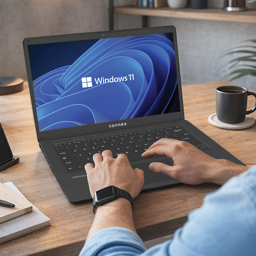 Horizon X Laptop- Connex 14" Celeron N4020 4/256 SSD W11H - BK - Image 6
