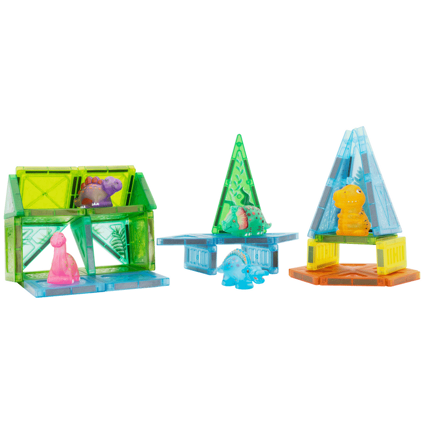 Edu-matic Mini-Mags 44pc Dinosaurs Magnetic Tiles - Image 7