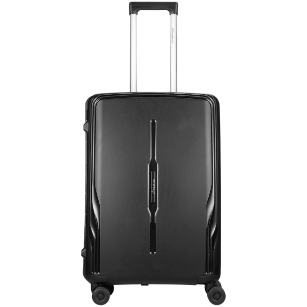 Travelwize Clipper PP 65cm 4-Wheel Spinner Luggage Black