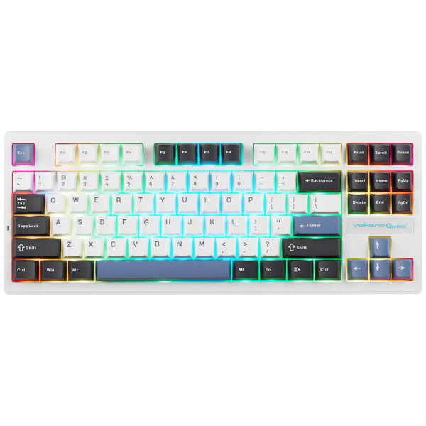 Volkano Gaming Obsidian X1 TKL Mechanical Tri-mode keyboard with Red switches
