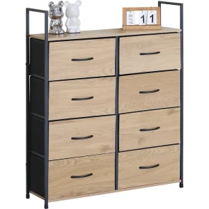 Everfurn Zira Wardrobe Large - Oak