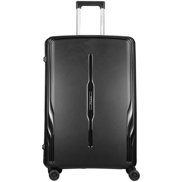 Travelwize Clipper PP 75cm 4-Wheel Spinner Luggage Black