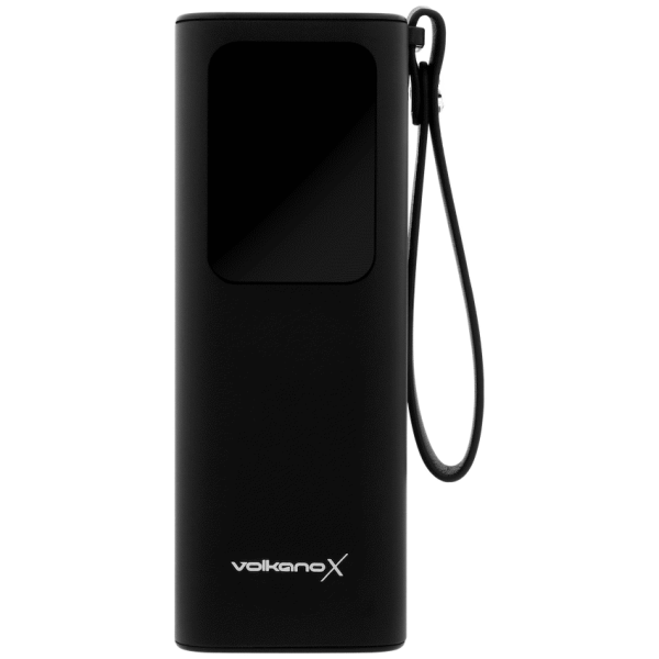 VolkanoX Titan Series - 20 000 mAh - Power Bank with retractable Type-C Cable with Flashlight