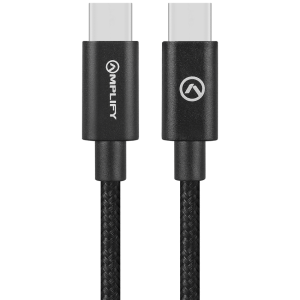 Amplify Linked Series USB-C to Type-C 60W Braided Cable 1.2m - Black