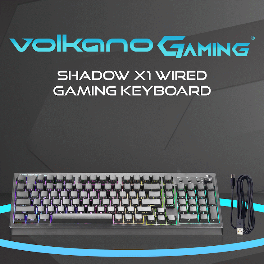 Volkano Gaming Shadow X1 Wired Gaming Keyboard with RGB lighting - Image 11