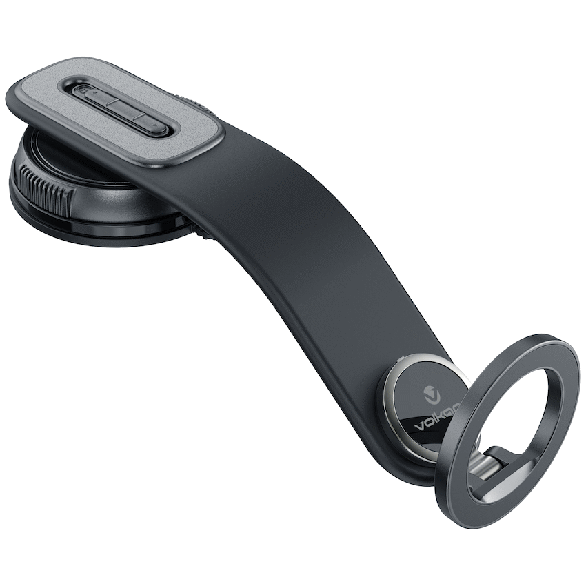 Volkano Arcmount Bendable Dash Mount Magnetic Phone Holder - Black - Image 2