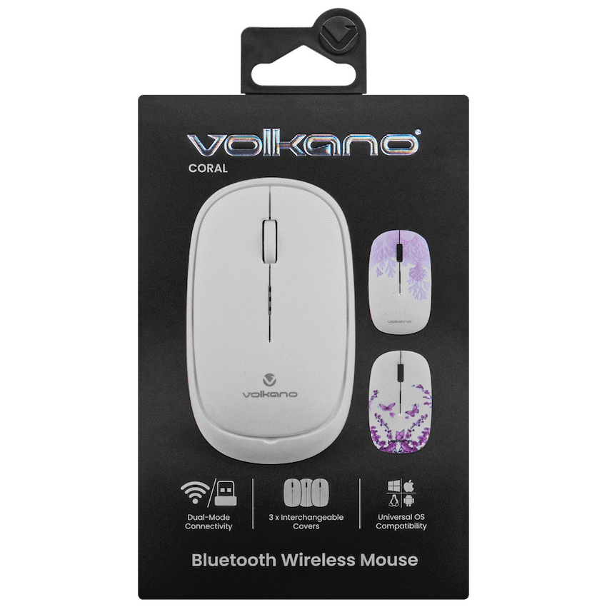 Volkano Coral series Bluetooth Wireless Mouse - White - Image 2