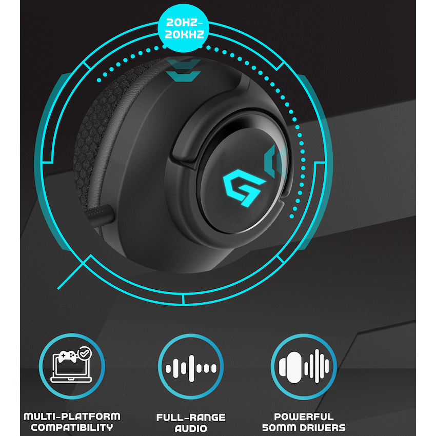 Volkano Gaming Solace Series Wired Gaming headphones - Image 2