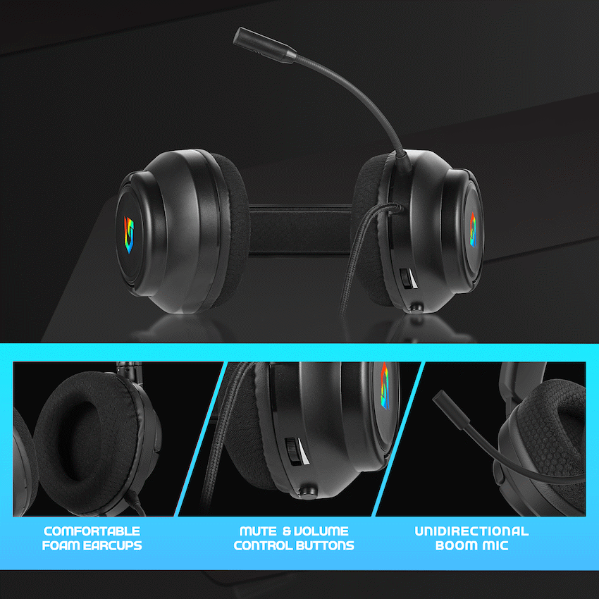 Volkano Gaming Solace Series Wired Gaming headphones - Image 3