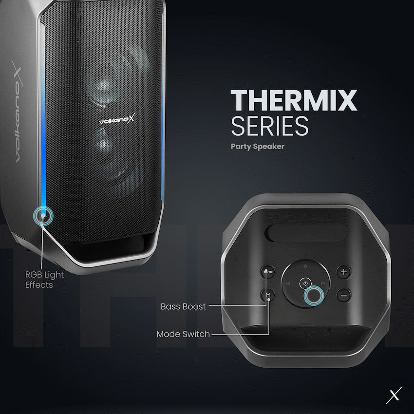 VolkanoX Thermix Series Party Speaker - Image 4