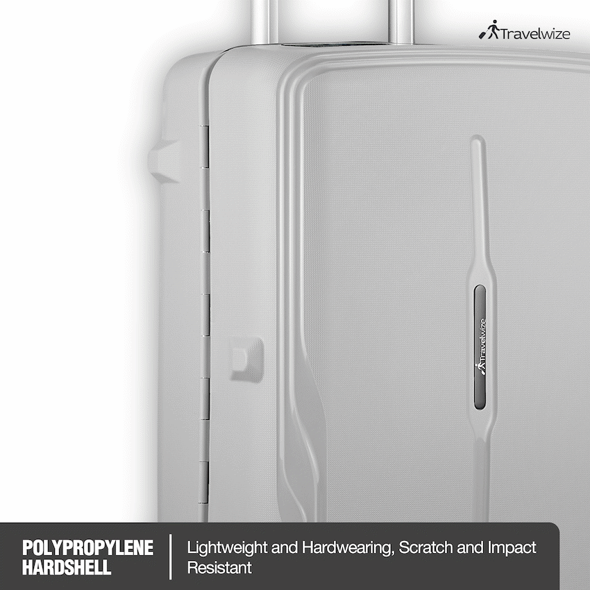 Travelwize Clipper PP 55cm 4-Wheel Spinner Luggage Nardo Grey - Image 5