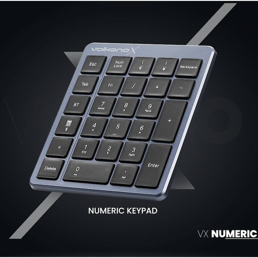 Volkano X Numeric Series Keypad With Scissor keys - Black - Image 5