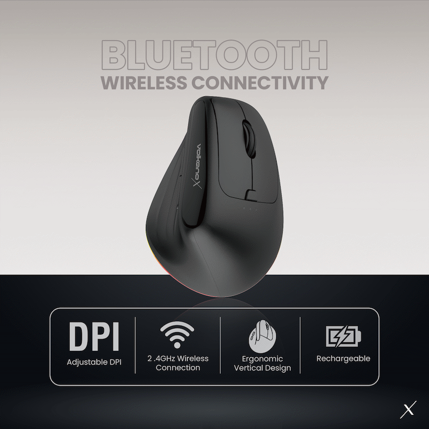 VolkanoX Aether Series Wireless Mouse With RGB - Image 5